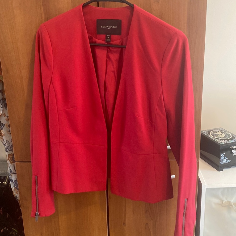 Red power blazer!